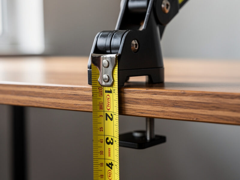 Monitor Arm Desk Thickness: Clamp and Grommet Reality