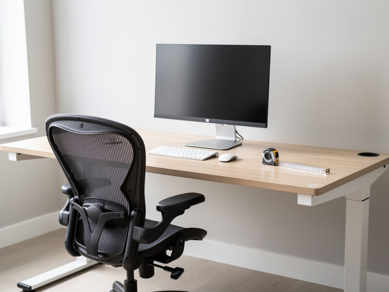The Correct Desk Height: A Measurement-First Setup Guide