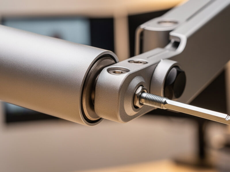 Monitor Arm Gas Spring Drift: Fix It With a Screwdriver