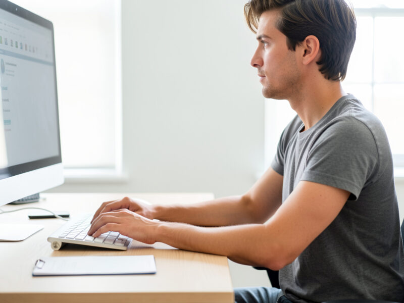 Keyboard Height for Typing Comfort: Set It to Your Elbow